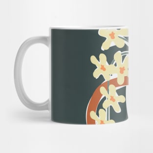 Pottery Flowers Table 3 Mug